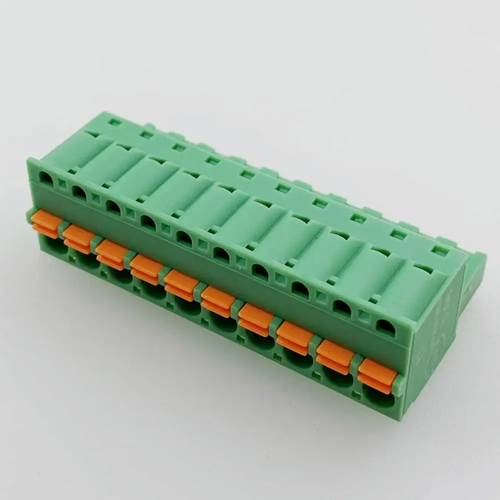 2EDGKD-5.08-10P KF2EDGKD 5,08 2P~ 12P разъем PCB вставные клеммные блоки 2EDGKD 5,08 мм 2PIN~ 12P FKC 2,5 ST 1873058 PHOENIX контакт DEGSON - Цвет: 2EDGKD-5.08-10P