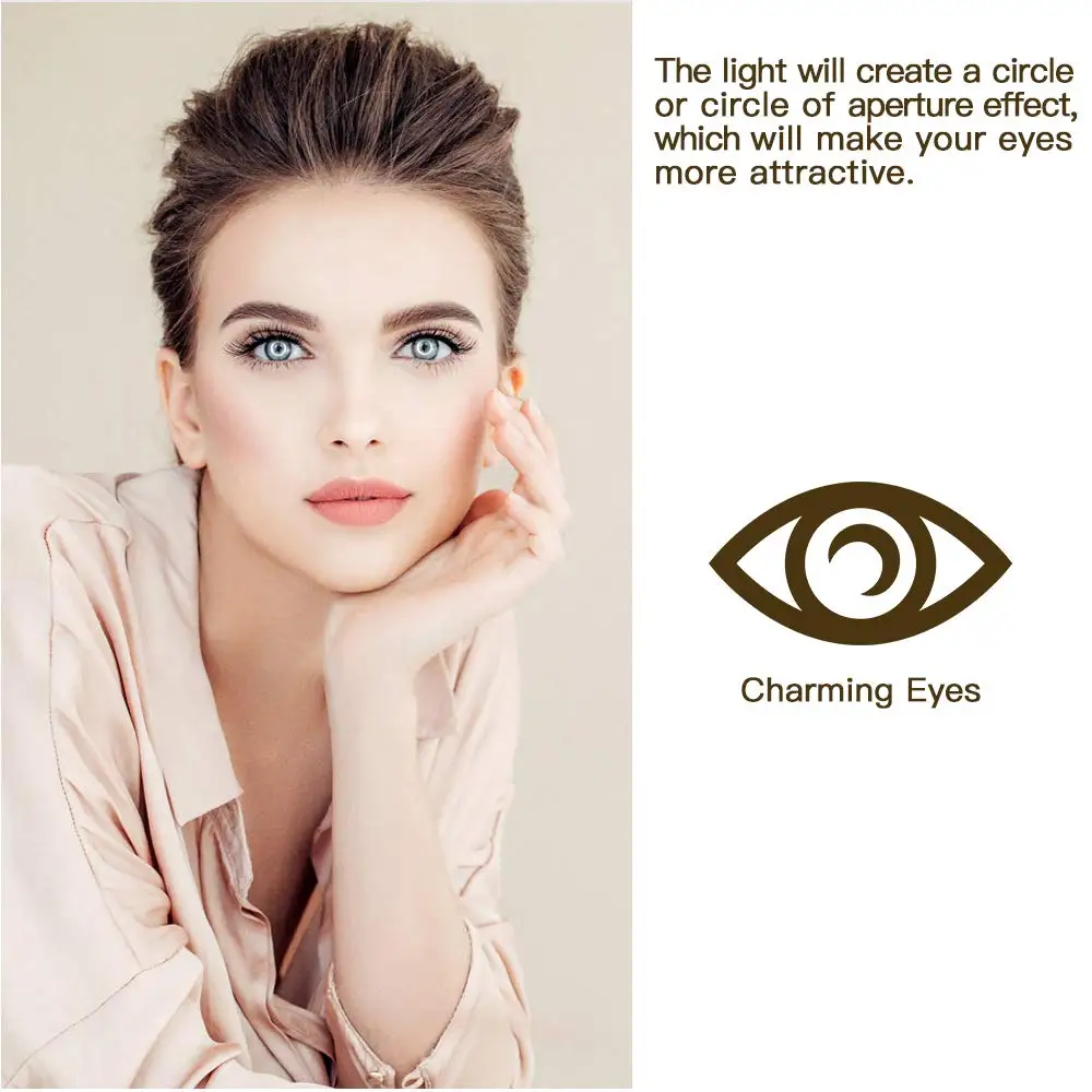 Диммируемый кольцевой светильник Travor двухцветная лампа для макияжа 12 дюймов 18 3200