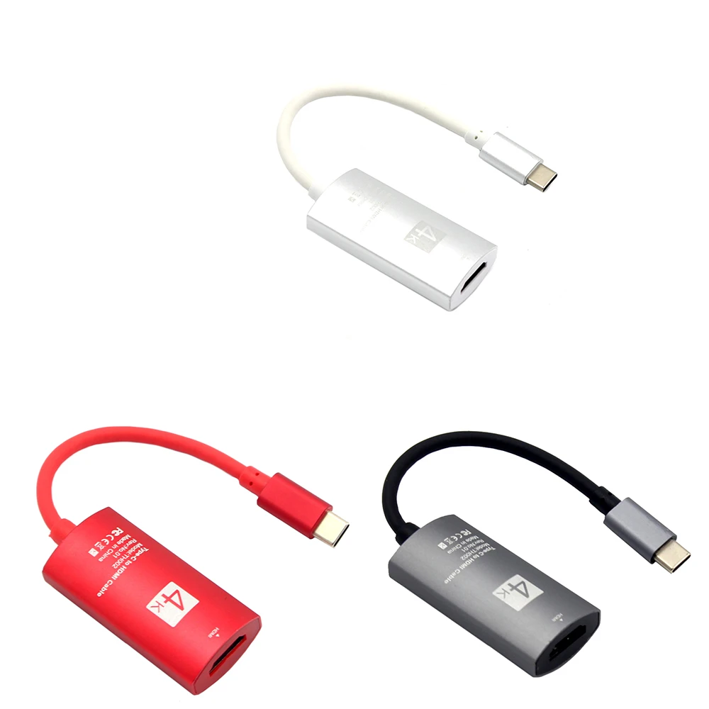 Новый 4K Тип C к телевизору HDMI видео адаптер кабель HD ТВ конвертер для samsung Galaxy S10 + S9