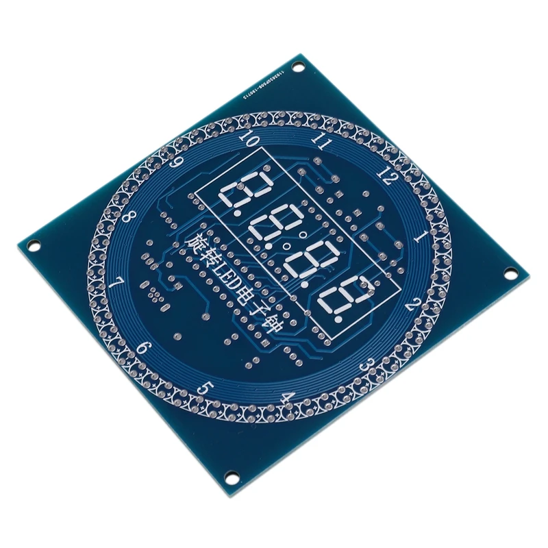 Rotating DS1302 Digital LED Display Module Alarm Electronic Clock Temperature DIY Kit Learning Board 5V New |