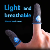 gaming luminous finger sleeve breathable fingertips for pubg mobile games touch screen finger cots cover sensitive mobile touch