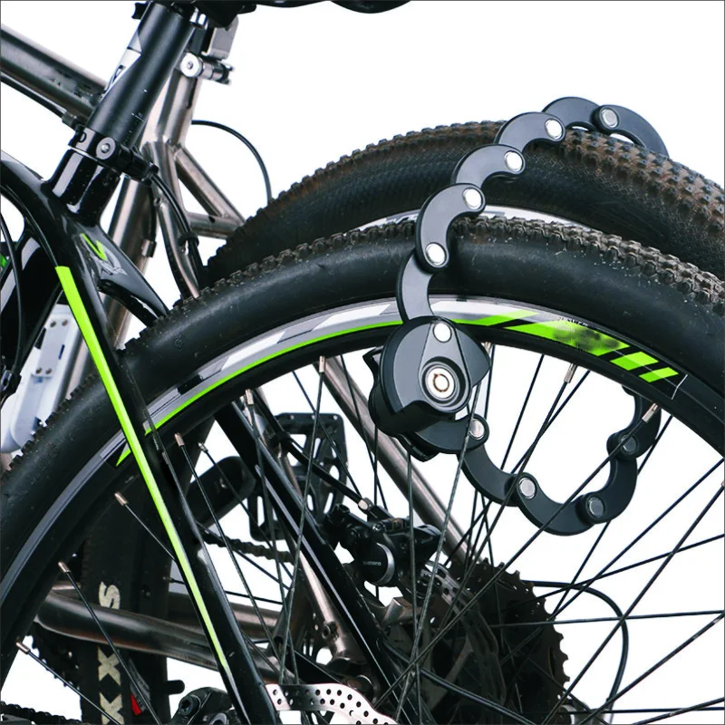 Велосипедный Противоугонный замок для гамбургеров гидравлическая цепочка с