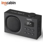 Inscabin P2P9, портативное цифровое радио DABDAB + FMБеспроводная колонка с Bluetoothдвойным будильникомперезаряжаемой батареей