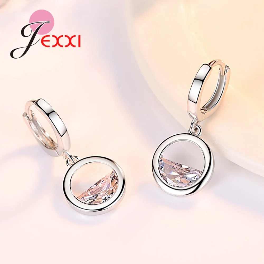 Новый 925 стерлингового серебра Ювелирные наборы ожерелье серьги для женщин