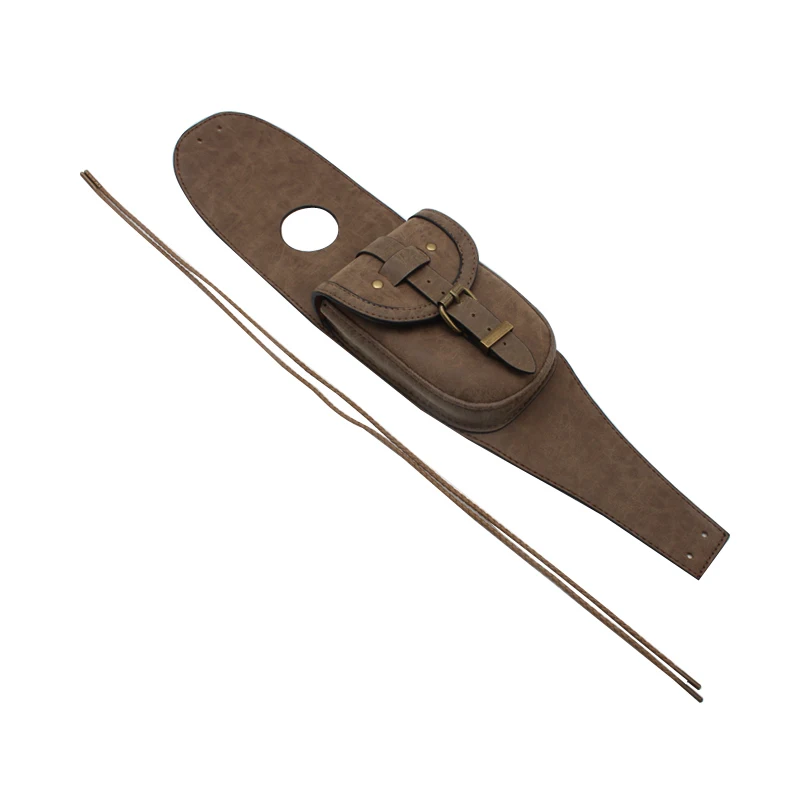 Черная/коричневая мотоциклетная сумка из искусственной кожи чехол для бака