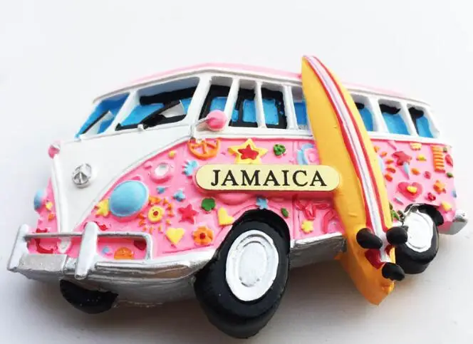 Креативный магнит на холодильник ручная роспись Ямайке туристические сувениры