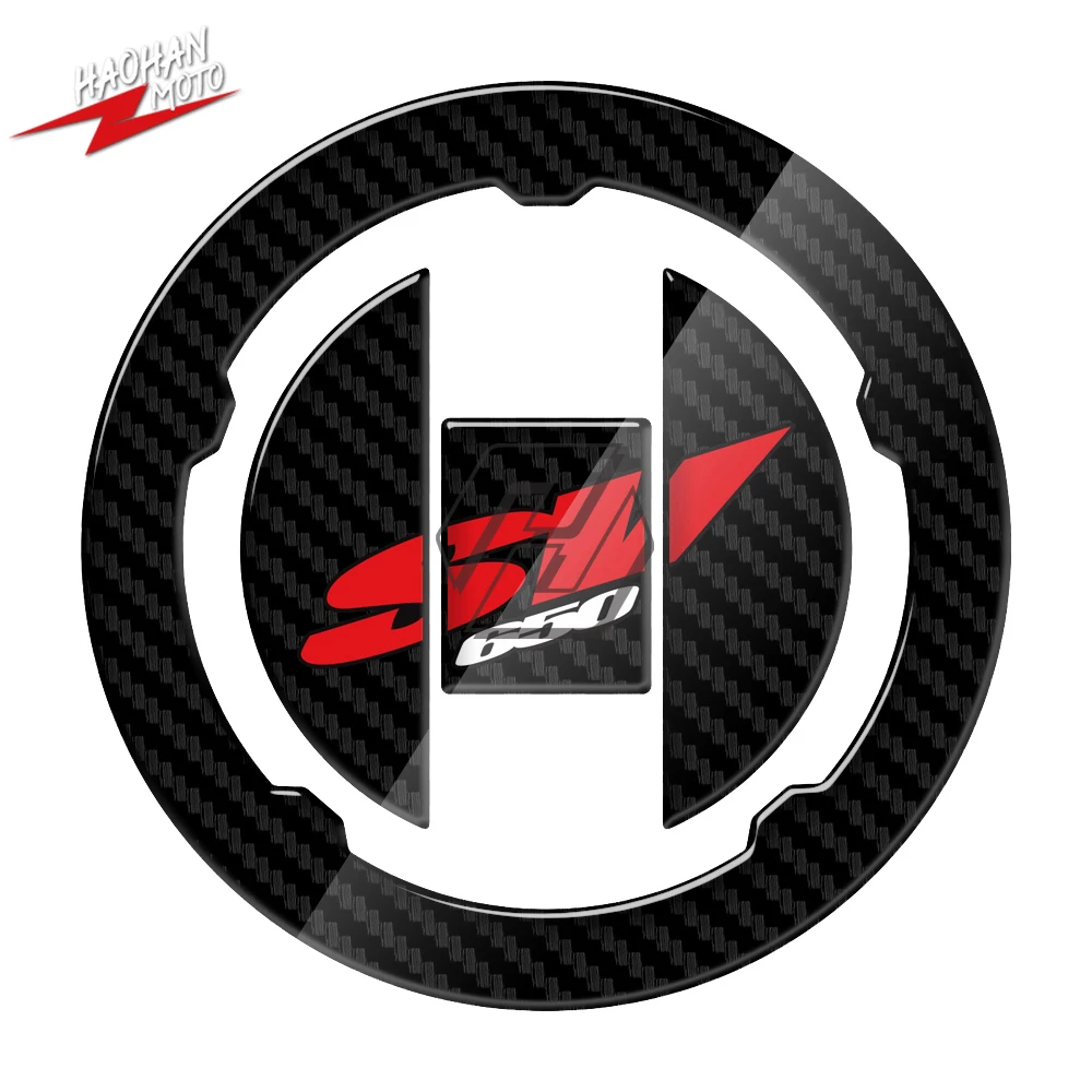 

For Suzuki SV650 SV650A SV650S Gas Decals SV 650 2003-2009 3D Carbon-look Motorcycle Fuel Gas Cap Protector Sticker