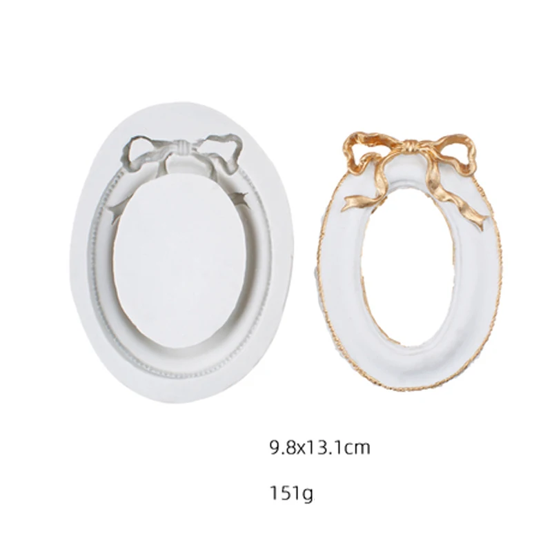 Европейский стиль зеркальная рамка силиконовая форма Шоколадные инструменты