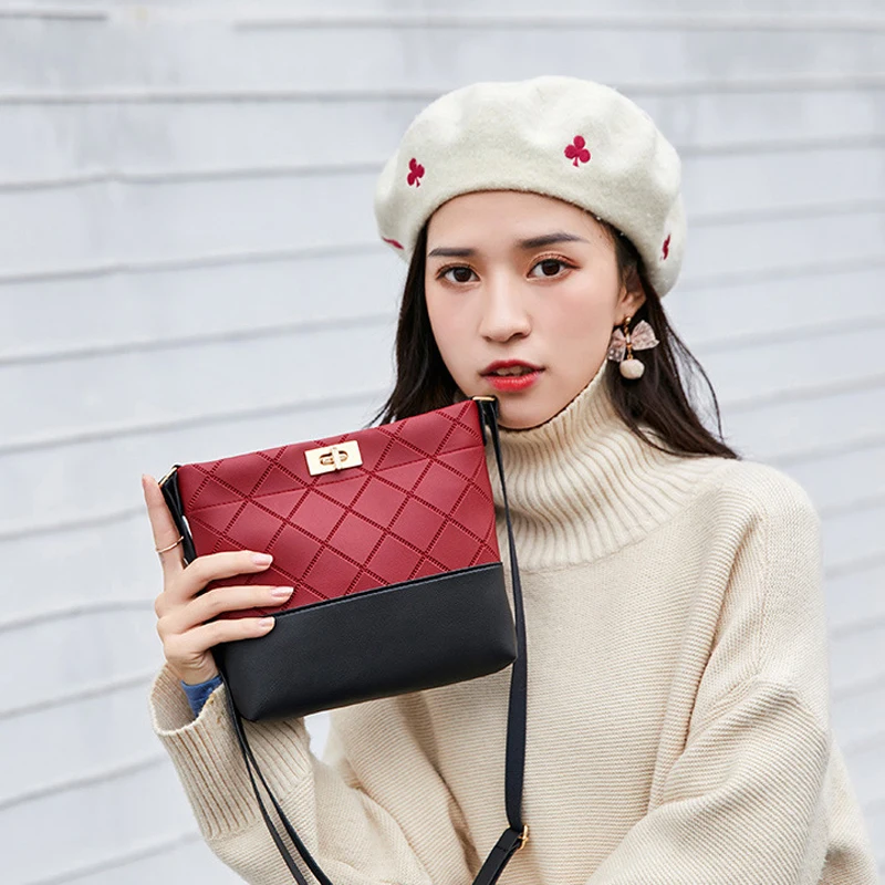 Сумки через плечо для женщин 2020 Модные женские ромбические сумки на одно сумка