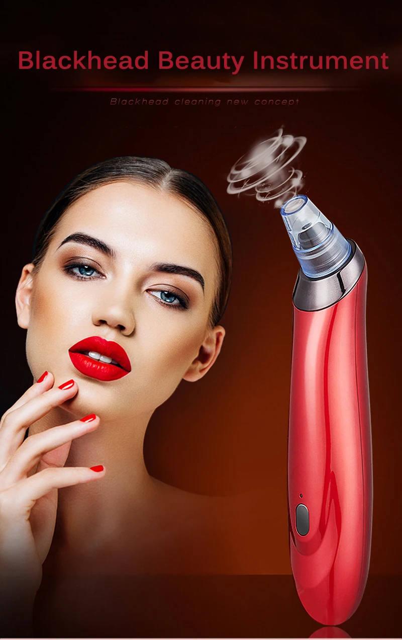 Blackhead Remover Vacuum Suction Face Deep Pore Cleaner Electric Acne Pimple Remover Tool Dark Spot Remover for Face Beauty Tool