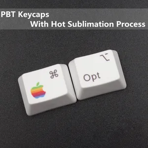 pbt keycaps mac commond and option keys dye sublimation cherry mx key caps for mx switches mechanical gaming keyboard free global shipping