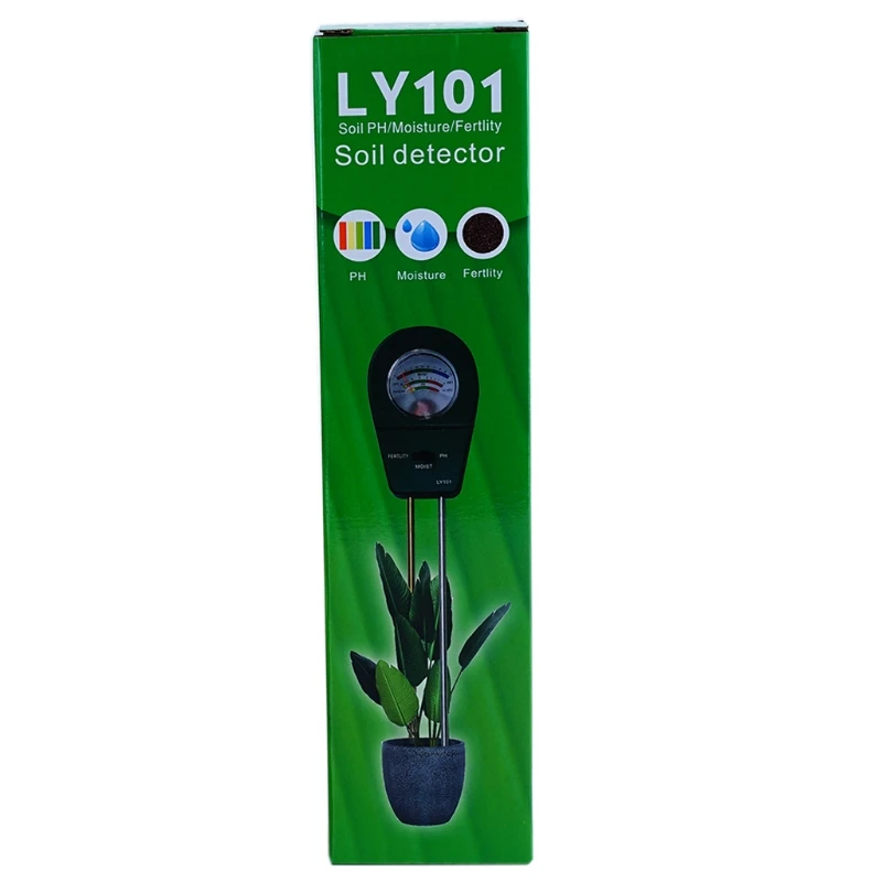 

B2RA Promote Plants Healthy Growth Soil Tester 3-in-1 Plant Moisture Meter Soil Moisture and PH Tester for Home Garden Lawn