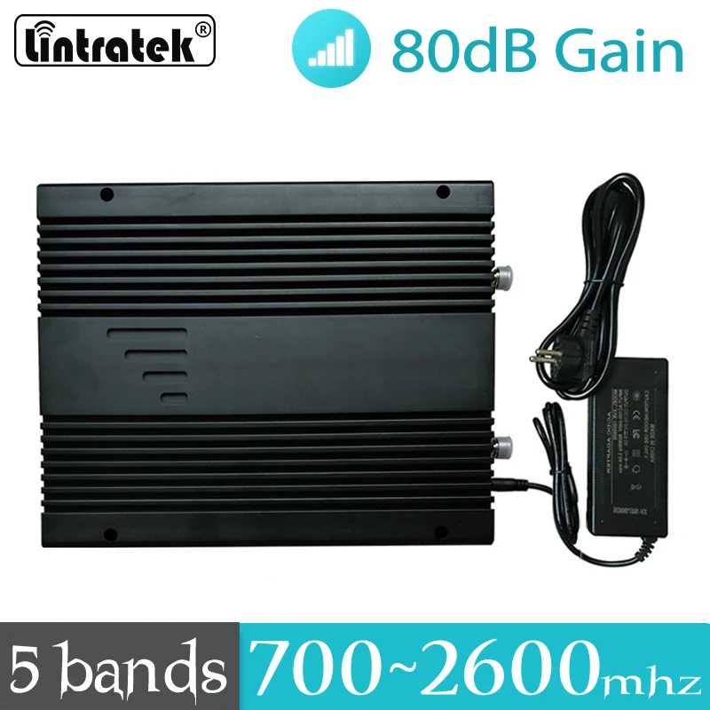 Усилитель сигнала 27dbm 800 band20 2G 3G 4G GSM 900 WCDMA UMTS 2100 LTE 1800 2600mhz Cellular Repetidor 85db|Усилители