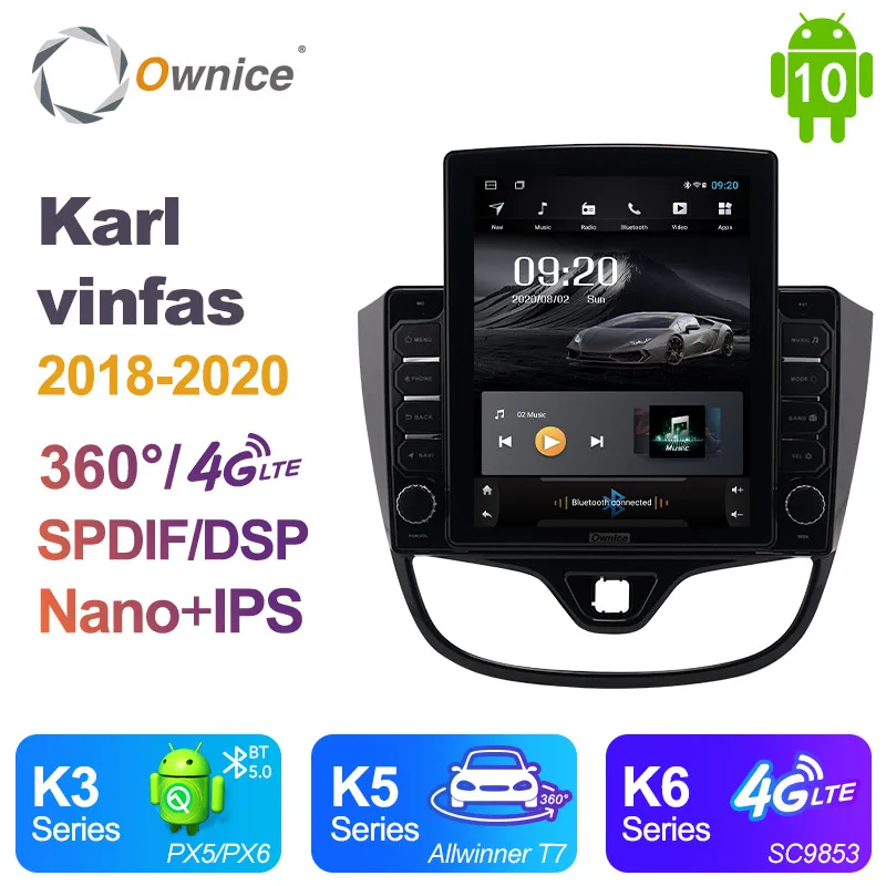 Автомобильная Мультимедийная система Ownice 2DIN Android 10 0 для Opel Карл vinfas 2018