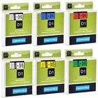 6 шт.упаковка, разноцветные этикетки для принтеров LM160 43613 43610 43616 43617