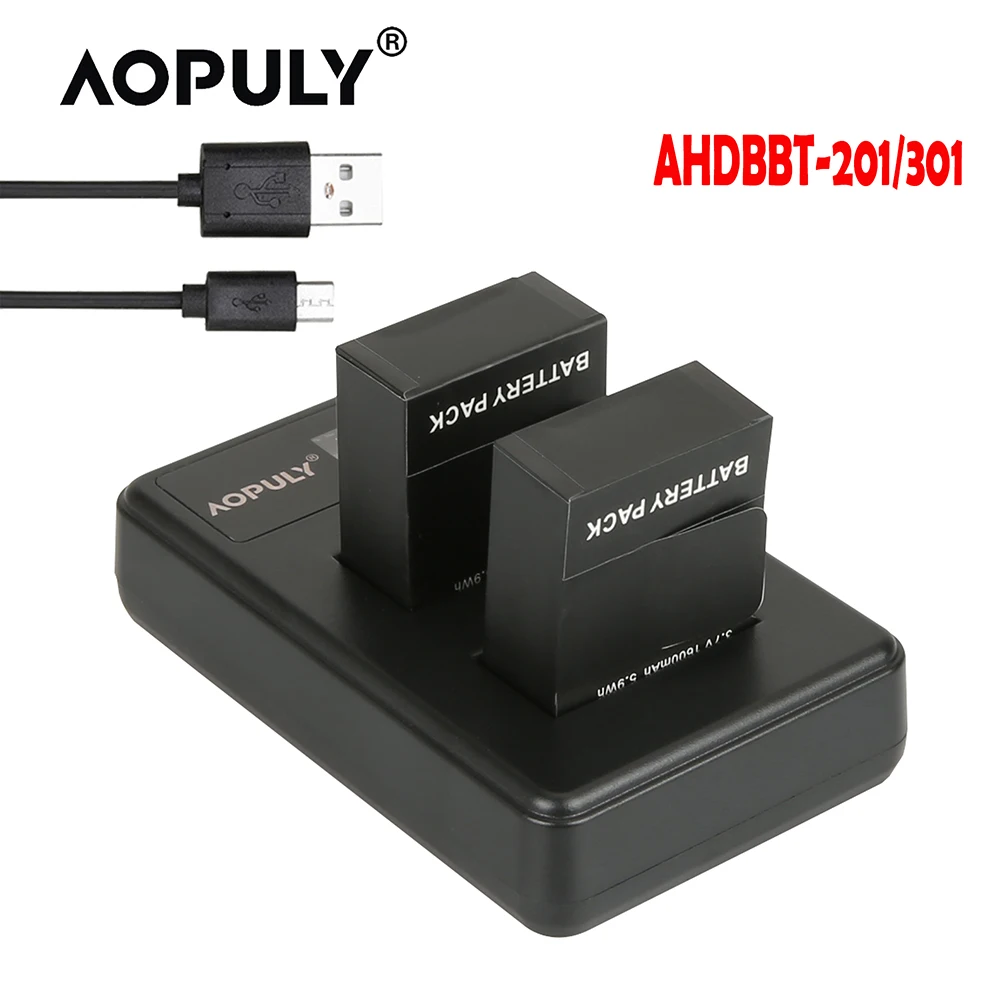 Аккумулятор для камеры Gopro Hero 3 AHDBT 301 AHDBT301 302 1600mAh Go PrO GoPro Hero3 +|camera battery|ahdbt 301battery for