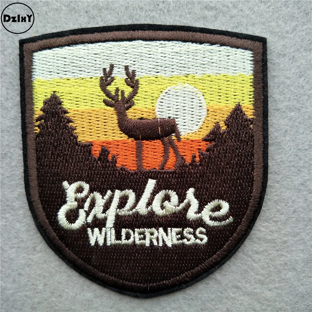 1 шт. нашивки лося для детской одежды железные Аппликации сделай сам полосы