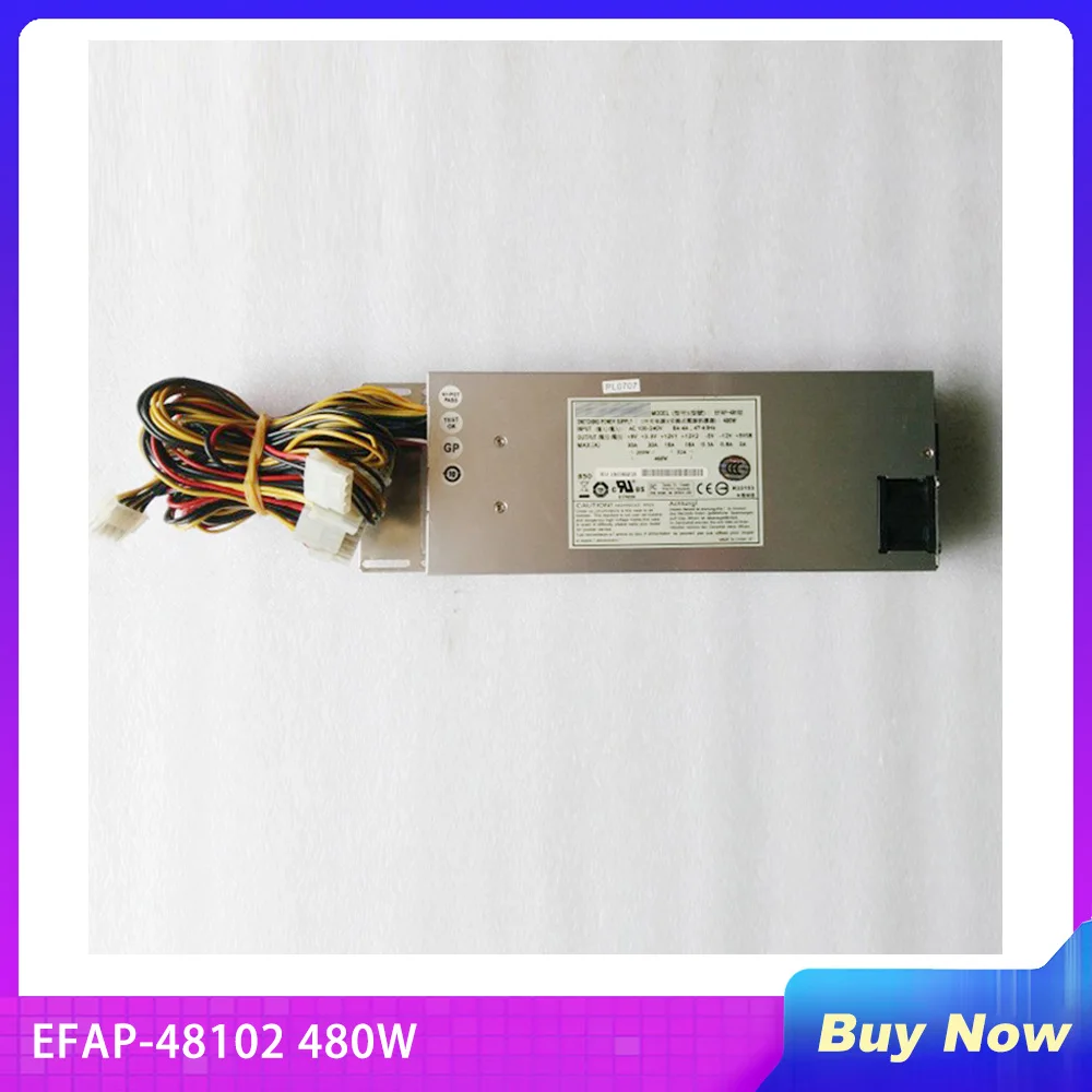 

Server Power Supply For ETASIS EFAP-48102 480W 1U Perfect Test