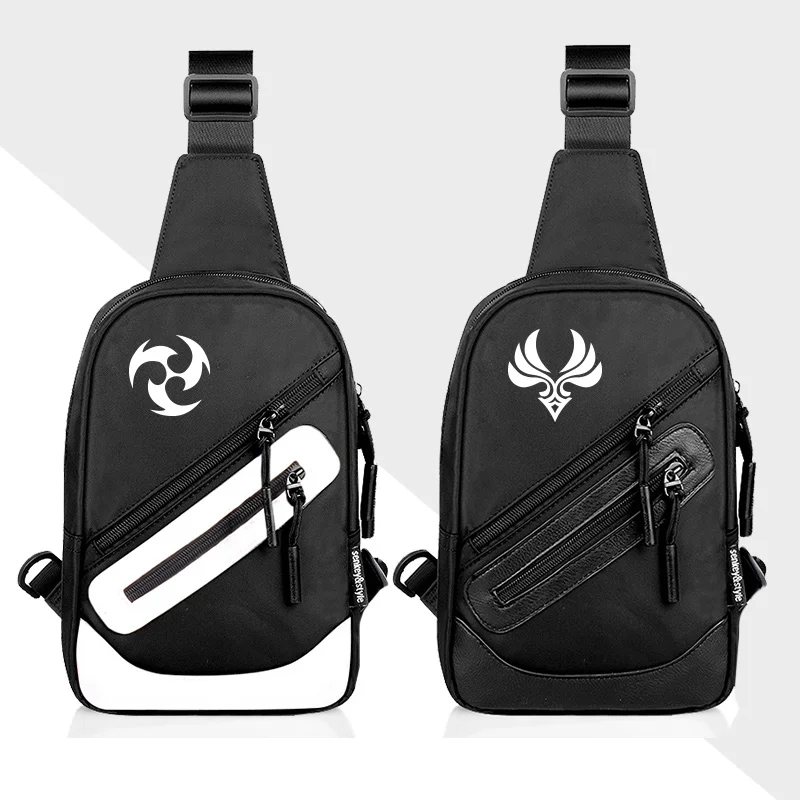 

Новинка, нагрудная сумка через плечо из игры Genshin Impact с двухмерным аниме, повседневный рюкзак KLEE VENTI с Божьими глазами