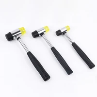 25mm 30mm 40mm mini hammer double faced household rubber hammer non slip mallet hand tool for woodworkingjewelry craft diy
