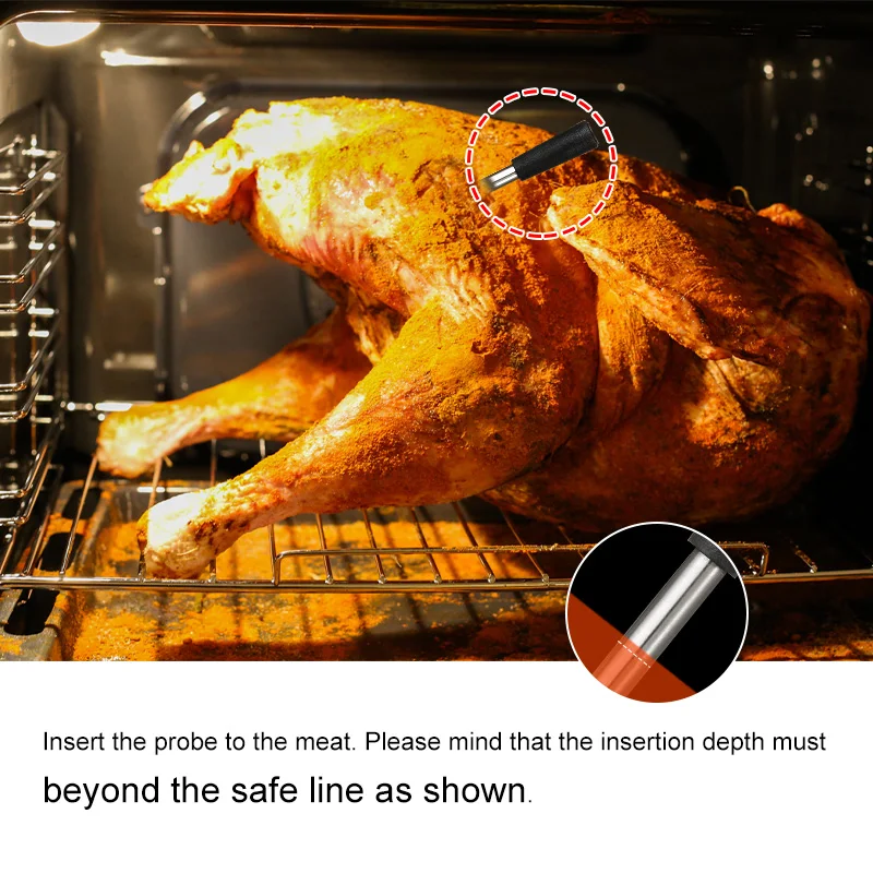 Новый термометр для мяса стейка Кухонный Термометр приготовления пищи духовки