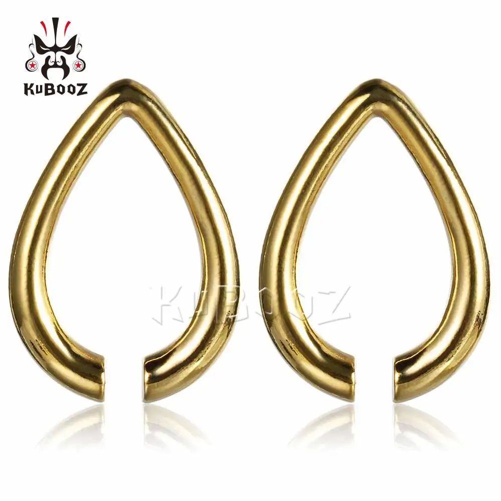 Серьги-клипсы Kubooz Из Нержавеющей Стали Для Пирсинга Ушей разноцветные