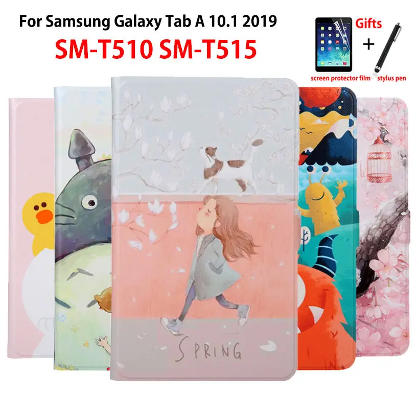 Чехол для Samsung Galaxy Tab A 10 1 2019 дюйма T510 T515|Чехлы планшетов и электронных книг| |