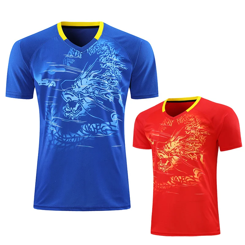 

2021 CHINA National Team table tennis shirt Men / Women, pingpong shirt , Quick Dry table tennis Shirts sports running t shirts