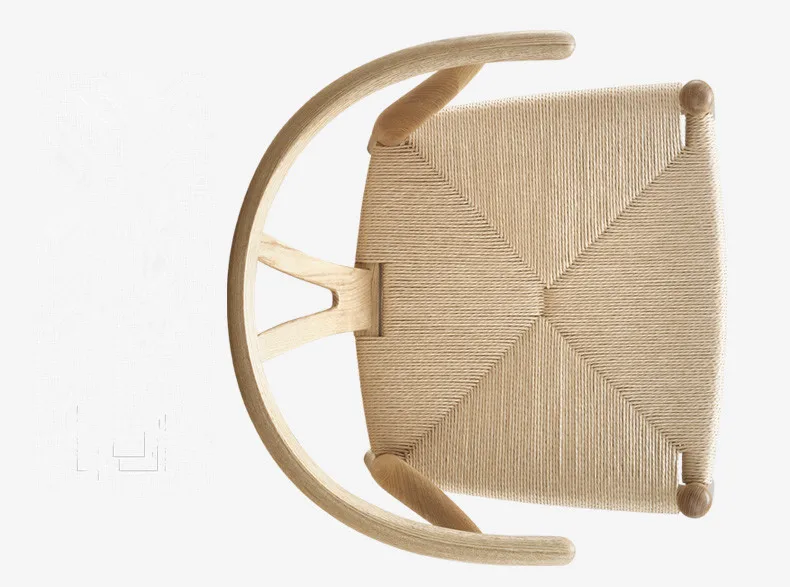 Деревянное кресло Wishbone Ханса Вегнера мебель из массива дуба для столовой