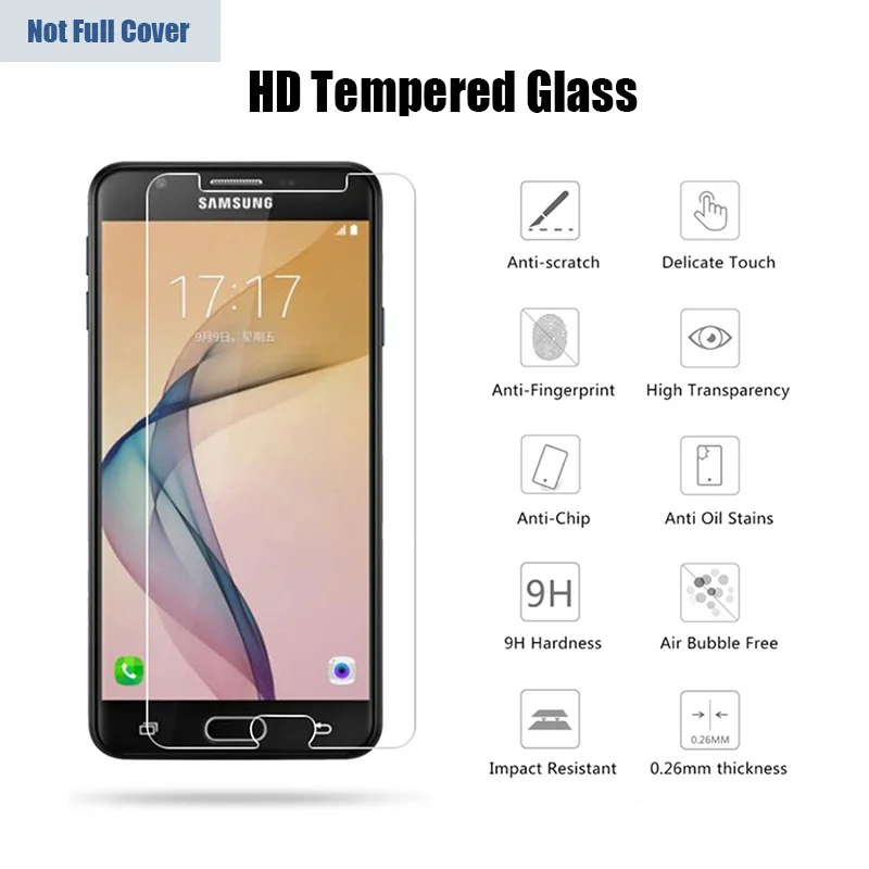 С уровнем твердости 9H премиум класса закаленное стекло для Samsung J6 7 8 710 730 2015 2016 2017