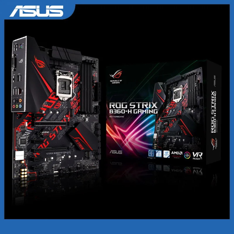 Материнская плата Asus ROG STRIX для настольных игр материнская Intel B360 LGA 1151 киберспорта