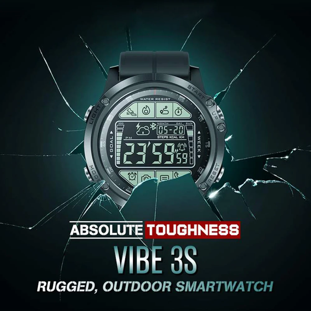 Zeblaze VIBE 3 S уличные умные часы 50 м водонепроницаемые 5 АТМ погода фитнес