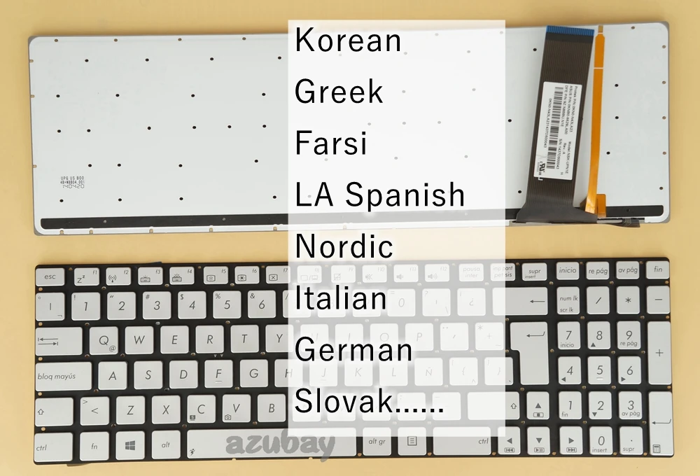 Клавиатура с подсветкой для Asus N550 N550J N550JA N550JK N550JV N550JX N550L N550LF | Компьютеры и офис