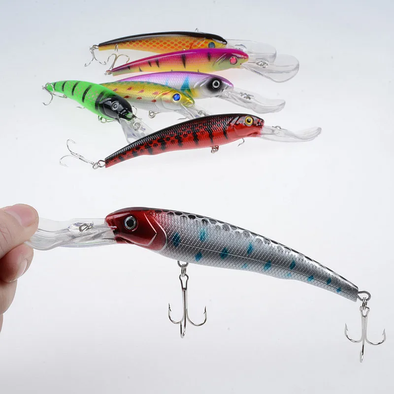 

1 Pcs Floating Minnow Fishing Lure 16.5cm 27.9g Swim Wobblers Artificial Hard Bait Crankbait for Bass Pike Lues Pesca Tackle