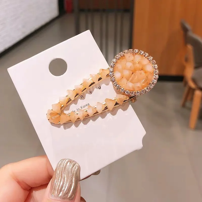 Горячая Блеск Стразы заколки для волос Изысканная заколка с кристаллами женщин