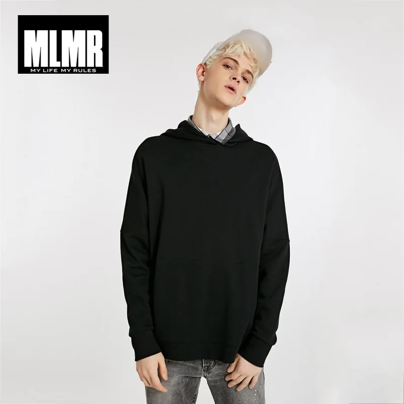 JackJones Мужская Уличная мода повседневная толстовка с капюшоном пуловер Топ свитер