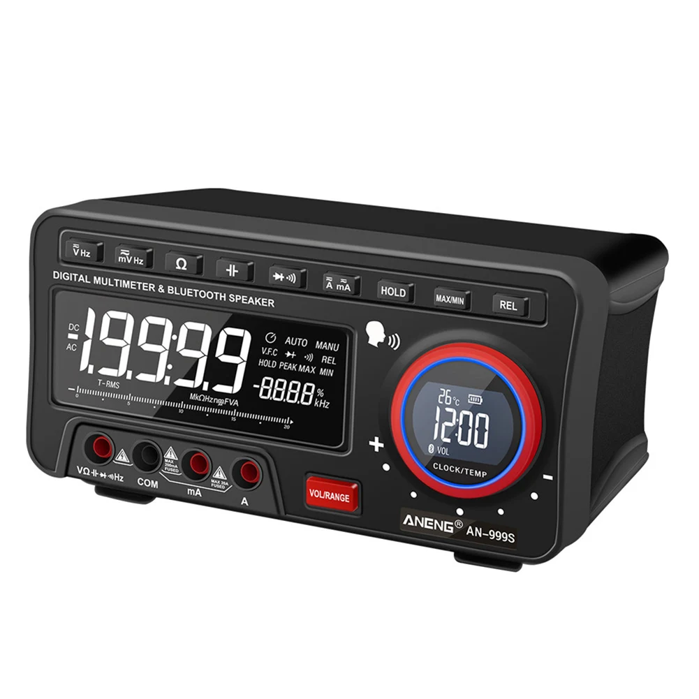 

ANENG AN999S Digital Multi-Function Automatic True RMS Multimeter Profesional Multitester With Speaker Ohm Meter