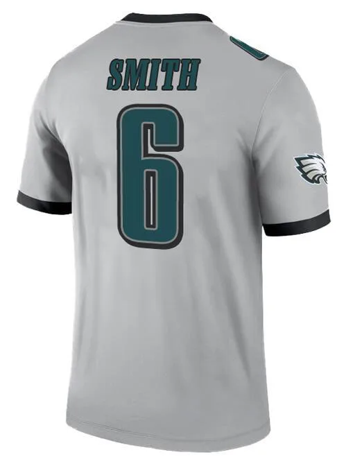 

embroidery American Jersey DeVonta Smith Men Women Kid Youth Gray Philadelphia Football Jersey