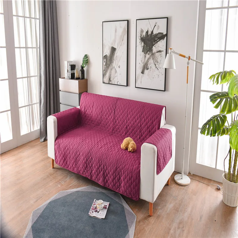 Моющийся чехол на диван для домашних животных собак детей бирюзовые Чехлы