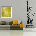 Нью-Йорк знак Статуя Свободы Наклейка на стену виниловые украшения для дома гостиная спальня наклейки съемные самоклеющиеся 4303