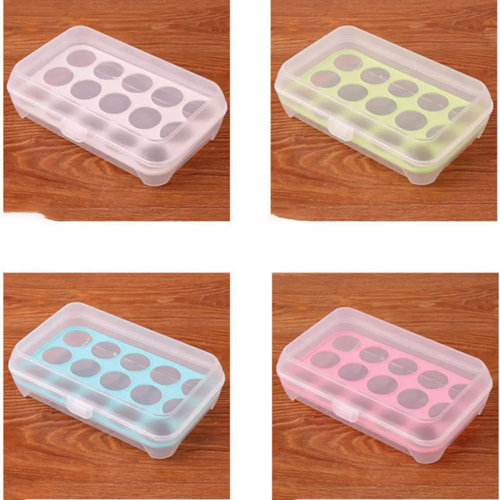 15 Grids Egg Holder Box Kitchen Storage Portable Eggs Container Fresh Carrier Case for Hiking Outdoor Camping | Дом и сад