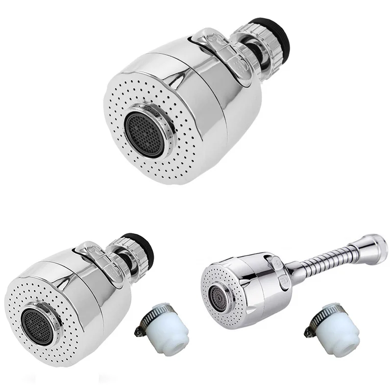 

New 360 Degree Rotatable Water Saving Faucet Tap Aerator Diffuser Faucet Nozzle Filter Water Faucet Bubbler Aerator
