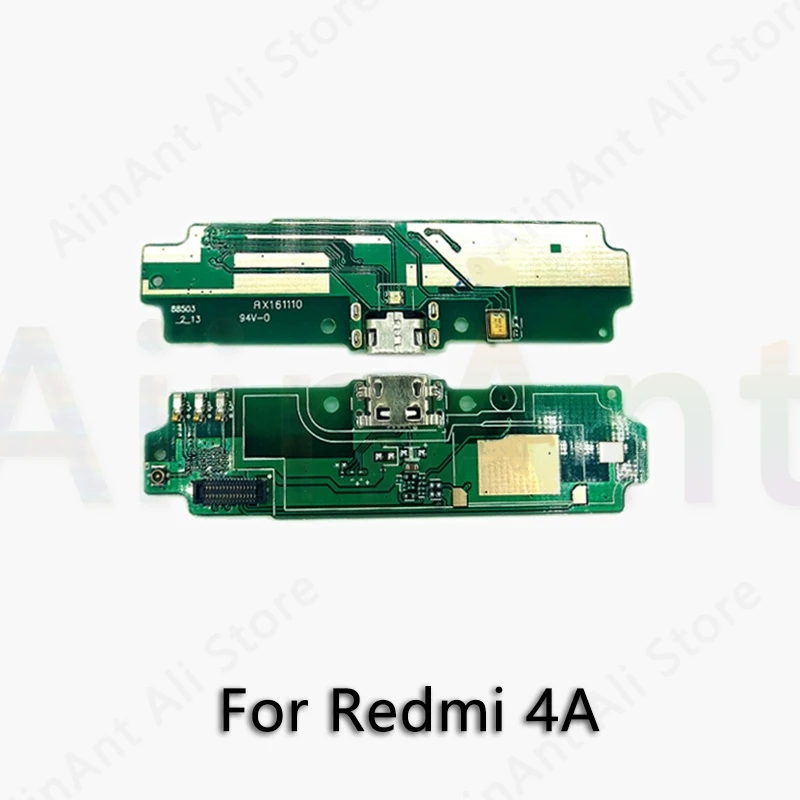 For Redmi 4A USB Дата зарядный порт зарядное устройство док-разъем гибкий кабель для Xiaomi Redmi Note 3 3s 4 4x Pro Prime Замена - Цвет: For Redmi 4A