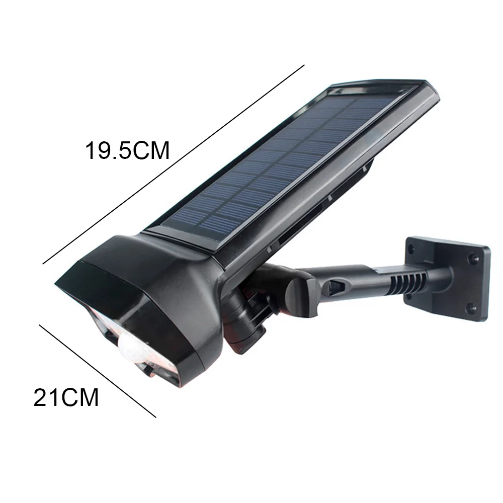 

LED Solar Light Outdoor IP65 Waterproof Wall Lamp Human Body Sensor Solar Power 360 Degree Adjust Street Light
