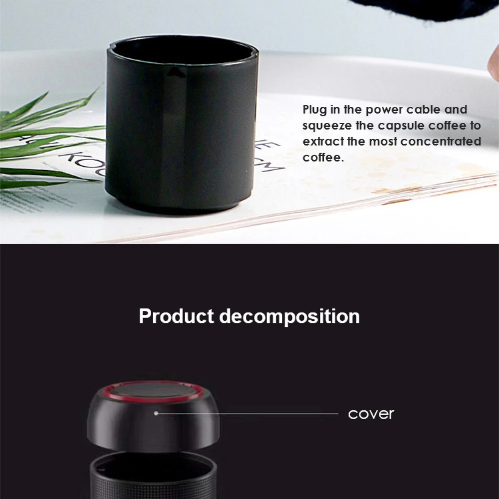 

Portable Car Making Coffee Machine USB Rechargeable Coffee Makers Espresso Small Portable Home Outdoor Espresso Machine