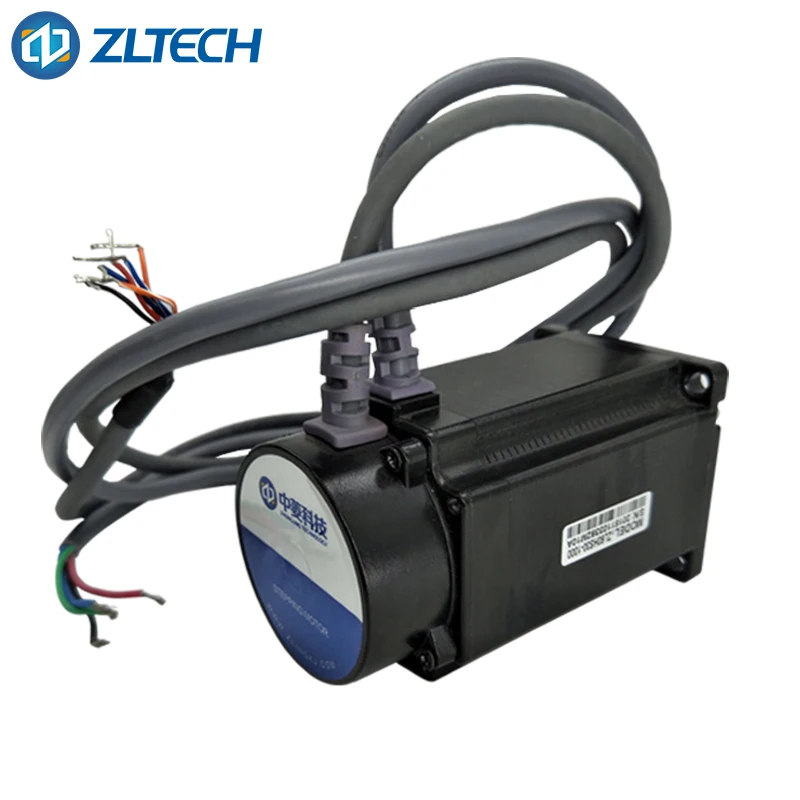 

Zltech 2 phase nema24 3N.m 4.8A digital electric brushless closed loop stepper servo motor with encoder for packing machine