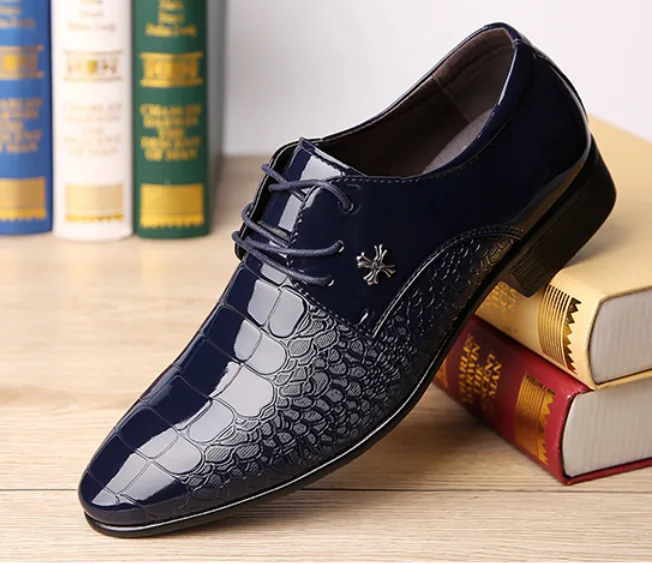 Мужские кожаные туфли-оксфорды SexeMara роскошные Брендовые повседневные Мокасины