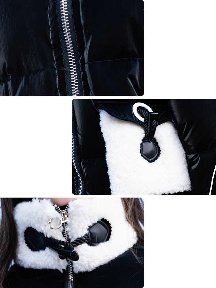 

4-12 Years Kids Snowsuit 2020 New Girls Winter Coat Vintage Button Windproof Outwear Jackets Pockets Thick Warm Children Parkas