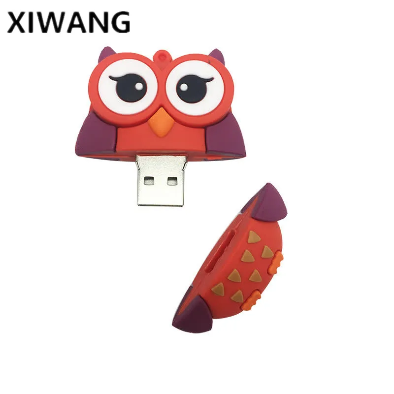 Новинка, usb флеш-накопитель, мультяшный флеш-накопитель, креативный, милый, лиса/сова/пчела, флешка, 4 ГБ, 8 ГБ, 16 ГБ, 32 ГБ, животные, пингвин, usb карта памяти, подарок