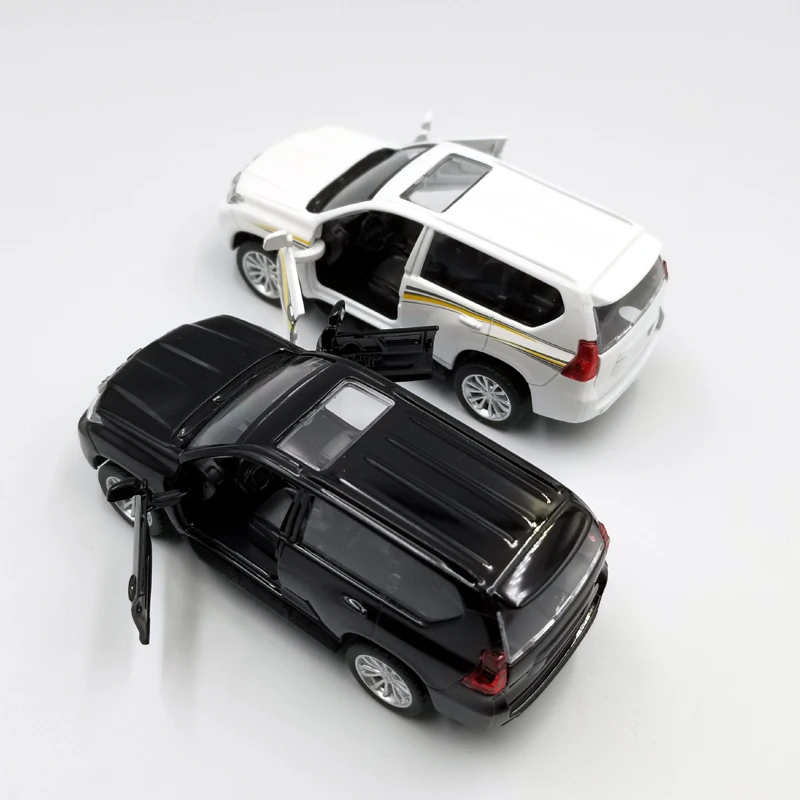 Caipo масштаб 1:42 Toyota Prado SUV литой автомобиль с откидной крышкой металлическая модель